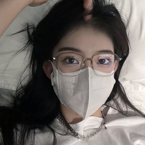 Net red with transparent large frame anti-Blue anti-radiation glasses female big face thin Korean version of tide myopia can be equipped with degrees