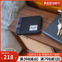 Herschel Herschel Roy Short Wallet Boys Wallet Two Top Simple Anti-theft Swipe Pack Wallet