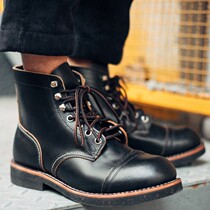 Group master brother tea core Goodyear Aramco Kaci hand-mounted Paratrooper motorcycle Martin Red Red Wing Wing8114 Boots