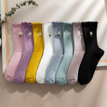 Pure Cotton Loose Mouth Moon Socks Summer Slim sleep Middle stockings Children October Fall winter 9 postpartum 11 Pregnant women 8