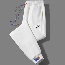 Nike Shield Sportpants Mens Pure Cotton Casual Wear Pants Loose Toe Lovers Long Pants Spring Autumn Collection Leg Thin womens pants