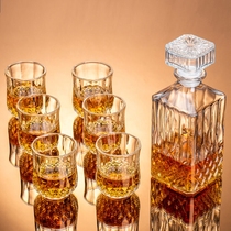 Crystal glass goblet set household beer wine cup whisky brandy glass drink wine cup