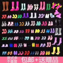 Dress up wedding Princess simulation toy doll shoes crystal shoes flat shoe rack costume accessories bed obediently barbpyrene