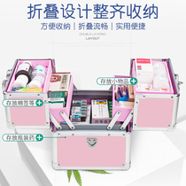 Mei Yidao large double-Open Medicine Box storage household medicine box multi-layer full set of first aid kit emergency medical box