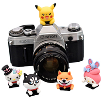 Stereo cartoon hot shoe holder protective cover flash lamp holder dust cover micro single camera universal SLR accessories
