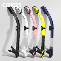 COPOZZ snorkeling breathing tube full dry silicone underwater ventilation adult children swimming training diving equipment
