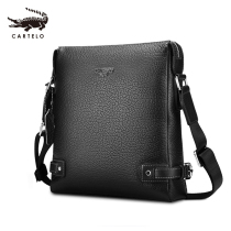 Cadile crocodile mens bag 2019 new shoulder bag mens leather diagonal leather leather business casual backpack