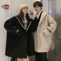 roora lovers 2021 new autumn long woolen coat winter mens trend woolen coat