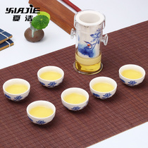 Bubble teapot hand-held Pot Black Tea Tea Set glass tea set ceramic filter binaural tea maker kung fu teapot