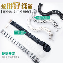 Computer desk Network cable cable manager Finishing solid wire clip Bundle wire tube Round snake tube Conference table wire storage