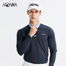 HONMA2021 new golf men long sleeve Polo simple sunscreen sports version type breathable