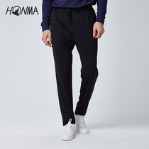 HONMA new golf mens trousers drawstring sports slim cut color color fashion soft close fit