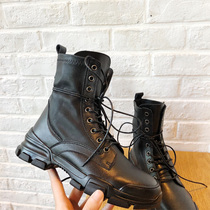 Martin Boots Women Ins Summer Thin soft noodles Inn Wind Short boots Thin Fried Street Machine Car Non-slip Dancing Shoes Single Boots