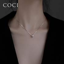 COCI Small Brute Waist Necklace Woman 2023 new high-end light extravaganza Superior Sophisticated birthday Valentines Day gift