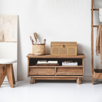 Moisturizer Home American Log Swap Shoes stool Home Containing Shoes Cabinet Nordic long stool Entrance Minimun Approx. Shoes stools