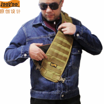  Road tour A6 can be combined with a multi-function shoulder strap accessory bag chest bag chest belt Road Asia riding bag 1050D nylon