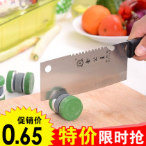 Round kitchen household fast natural grindstone Japanese sharpener Kitchen knife tool Professional scissors stick