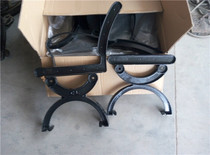 Sunshine Park chair long stool row chair cast aluminum cast iron foot square leisure seat accessories manufacturers