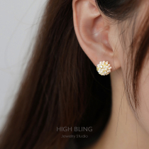 Delicate commuter mosquito coil pan ear clip small 100 lap full of star earrings Japan-ROK pearl no earring earring holder