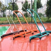 Aluminum alloy pushwater sprinkler Large mop Industrial Feather stadium inside and outside EVA scraping strips polished sports combined ground