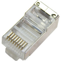 Direct sales TYF solar wind super five types of shielded crystal head RJ45 mouth 8P8 computer network module wall panel plug