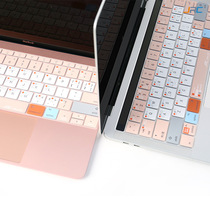 Suitable for mac laptop keyboard film macbookpro16 new 13air shortcut function liquid soft silicone