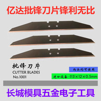 100 million Da Safety Standard Professional Water Port Batch Blade Plastic Scraping Edge Blade Plastic Batch Blade Chamfered Blade Chamfered Blade
