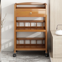 Tea table side cabinet side cabinet desk sofa side locker for tea storage rack small cabinet shelf locker