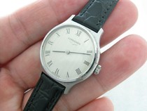 Ultra-thin hand roll waves antique machinery Womens Watch Roman scale 5601