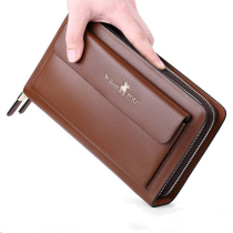 Emperor Paul handbag men leather cowhide multifunctional mens business large capacity hand grip card Bag Mens tide