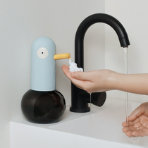 Cartoon cute automatic hand sanitizer childrens intelligent induction foam charging household antibacterial soap dispenser washing mobile phone