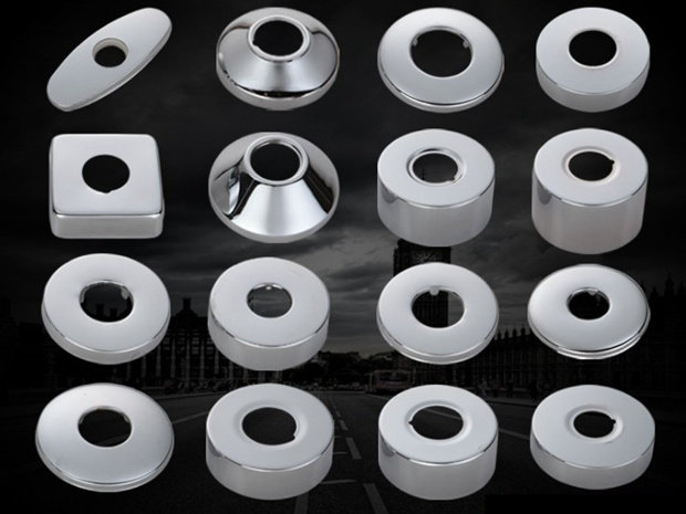 Stainless steel tap decorative cover cover ugly cover plus high increased rain shower mixed water triangle valve 4 minutes 6 minutes 1 inch thickened