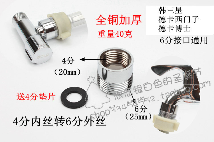 6-point interface fully automatic washing machine drum washing machine Deka Siemens Dr. Decca Dr. Han Samsung applicable