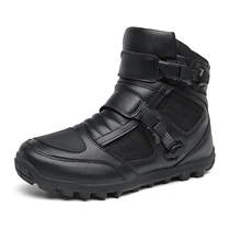 Motorcycle riding shoes men's motorcycle knight boots anti-splashing anti-fall pull cross-country boots outdoor leisure racing shoes