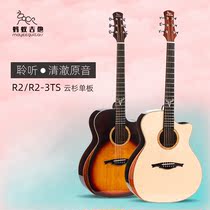 Ant single board folk guitar beginners boys and girls entry special 41 inch face single children 36 inch portable electric box