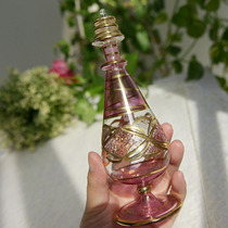 Egyptian folk craft hand-blown style Egyptian fragrance bottle (medium 18cm)