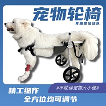 Paralyzed dog assisted defecation golden dog wheelchair rear limb assisted walking pet bracket rear leg assisted walking