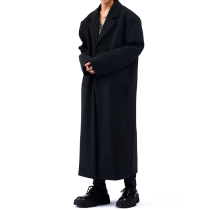 OurBreathWastingAway Custom Highlight Fashion Texture Profile Shaped Shoulder Warm Coat