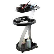New hairdressing tool car hair salon multifunctional dyeing bowl rack portable movable hair rack storage trolley