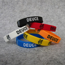 Tide version of DEUCE sports silicone bracelet leisure Owen same wristband fan jewelry chain belt promotion