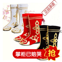 Tibetan boots Xinjiang dance shoes Mongolian boots Tibet Tibetan boots dance boots womens middle boots Tibetan boots male dance boots children