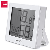 Del Electronic Thermohygrometer Home Indoor Baby Room High-precision Thermohygrometer Temperature and Humidity Meter Temperature Gauge Students