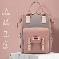 Cute mommy bag 2021 new 100 hitchhiking for large capacity multifunction mother-infant backpack Mom double shoulder bag