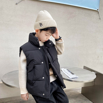 2021 new boys waistcoat in waistcoat with childrens waistcoat Grand Scouts Waistcoat Thickened Foreign Air Children Clip Cotton Waistcoat Vest