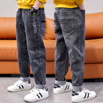 Boy pants spring autumn 2022 new ocean gas boys spring clothing CUHK Tong Chauchai Childrens jeans