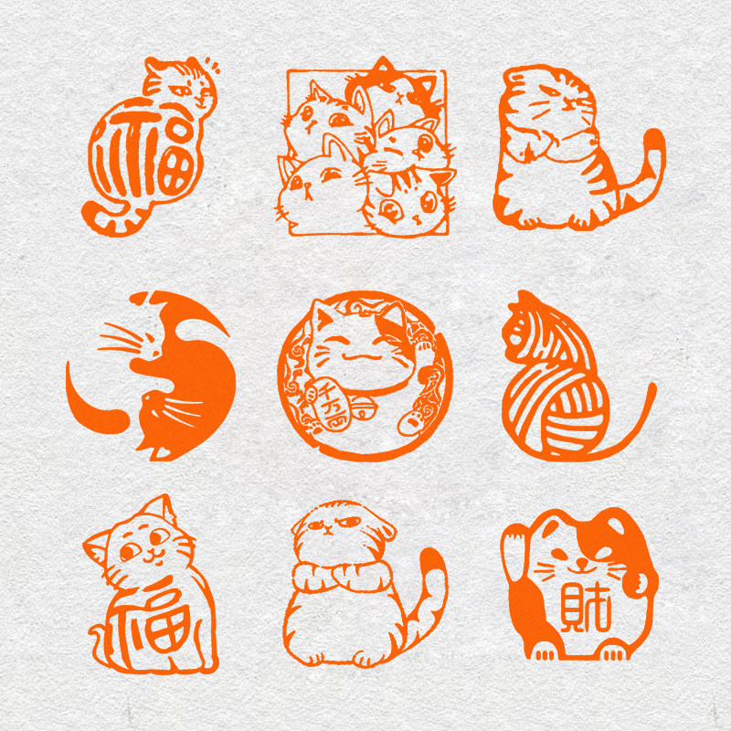 福猫闲章篆刻成品书画印章-福猫闲章篆刻成品书画印章促销价格、福猫