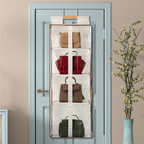 Bag storage artifact Door rear hanging bag Wall-mounted transparent storage bag Finishing leather bag dust bag Hanging storage bag