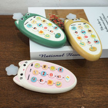 Childrens music Early teaching toy Bilingual mobile phone Toys Zhiyi bites the phone 0-1-year-old baby toy
