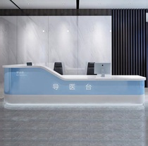Custom paint front desk Beauty salon Nurse station cashier information desk Plastic office furniture Convenience store shop simple