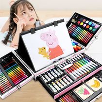Childrens drawing tools Brush watercolor pen Painting set Primary school kindergarten art school supplies color pen